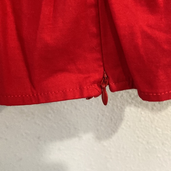 Reformation Designer Romantic Red Fiske Boho Puff Sleeve Victorian Stretch Top - Picture 14 of 14